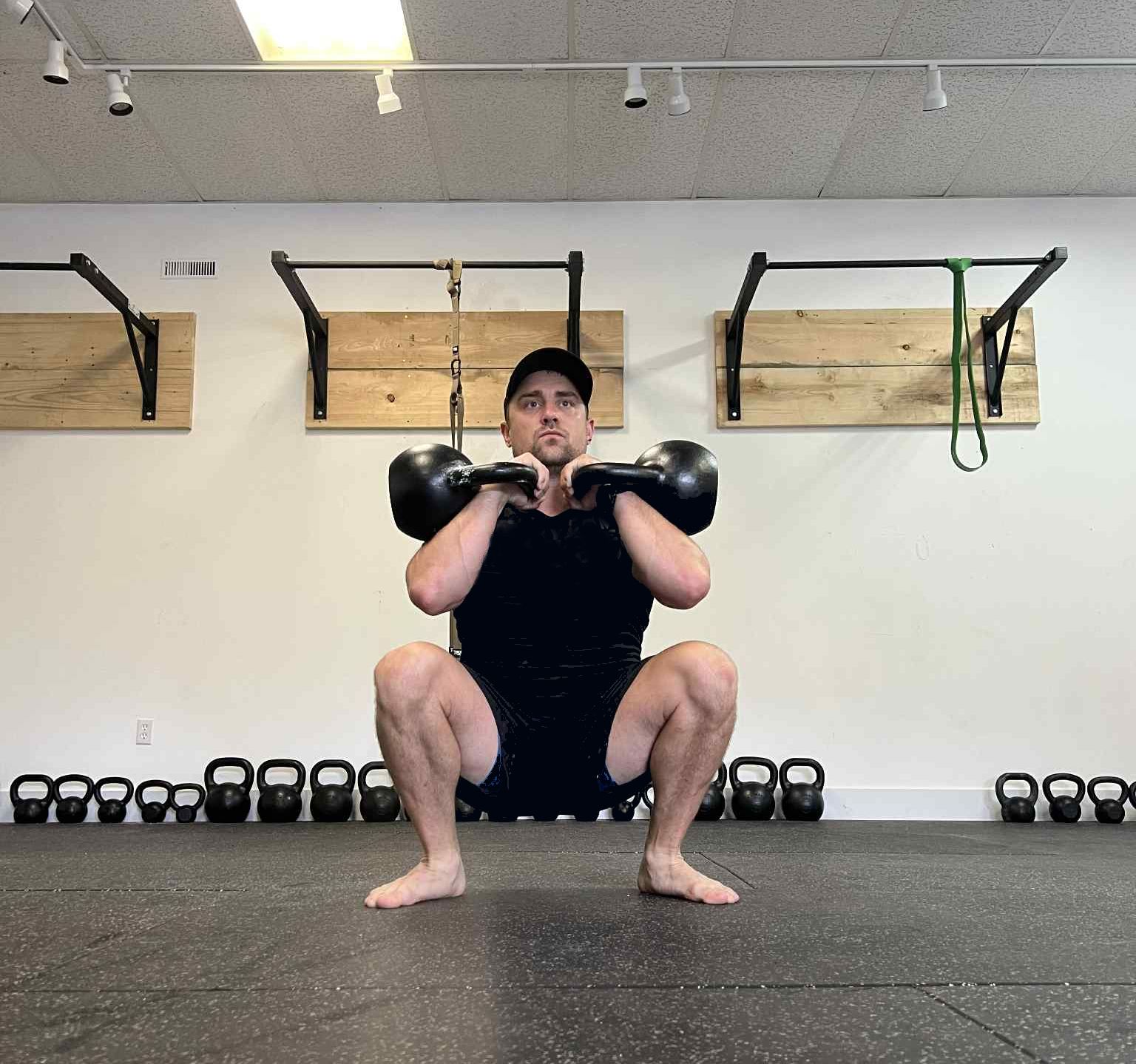 coach colin during a personal workout